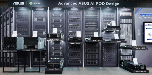 Asus, Nvidia Destekli Gelişmiş AI POD Tasarımlarını Computex 2025’te Tanıttı
