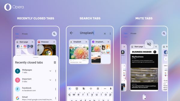 Opera Android’e Kapsamlı Sekme Yönetim Sistemi Getirdi