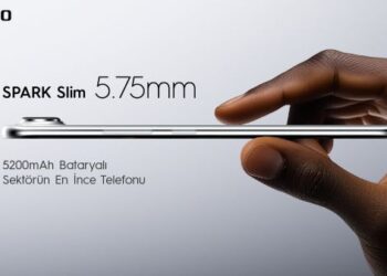 Tecno’dan Ultra İnce Tasarımlı ve Yüksek Batarya Kapasiteli Spark Slim
