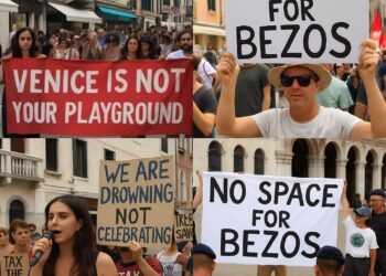 3 Virgül Kulübünden Bezos, Venedik’te Evlendi