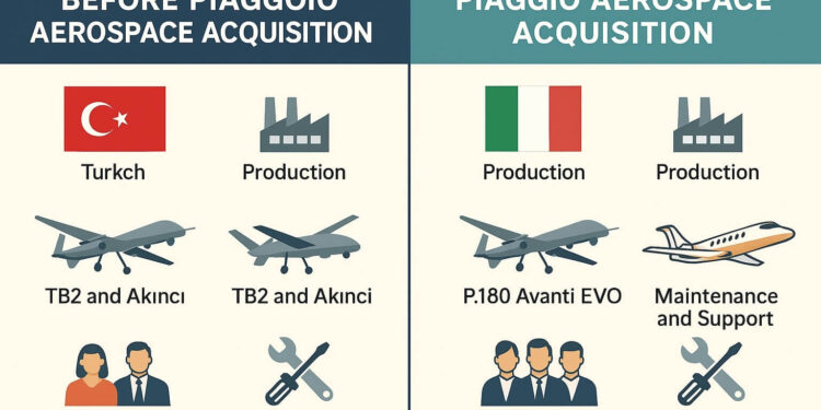 Baykar, İtalyan Piaggio Aerospace’i Satın Aldı