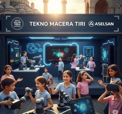 ASELSAN, Tasarladığı Tekno Macera Tırı ile Çocukları Bilim ve Teknolojiyle Buluşturuyor