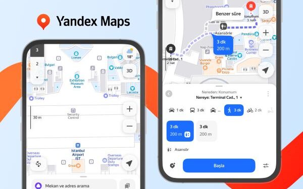İstanbul Havalimanı’nda Kaybolmaya Son: Yandex Maps’ten İç Mekân Navigasyonu