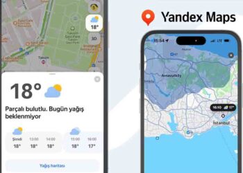 Yandex Maps’e Gerçek Zamanlı Hava Durumu Tahminleri Geldi
