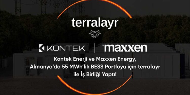 Kontek Energy ve Maxxen Energy, Almanya’da 55 MWh’lik BESS Portföyü için terralayr ile İş Birliği Yaptı