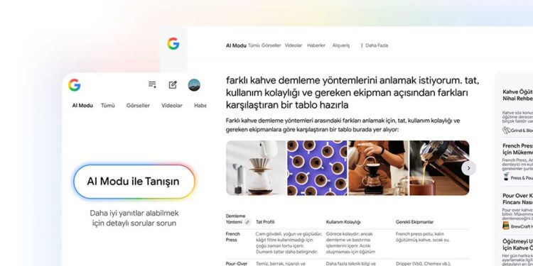 Google Arama’da Gemini 3 Dönemi: AI Modu ve AI Bakışı Türkiye’de de Kullanıma Sunulmaya Başlandı