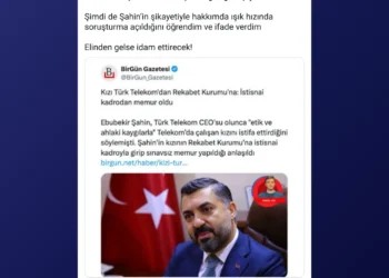 Türk Telekom Yeni CEO’su Ebubekir Şahin, Kızını Haber Yapan İsmail Arı’yı Savcılığa Şikayet Etti