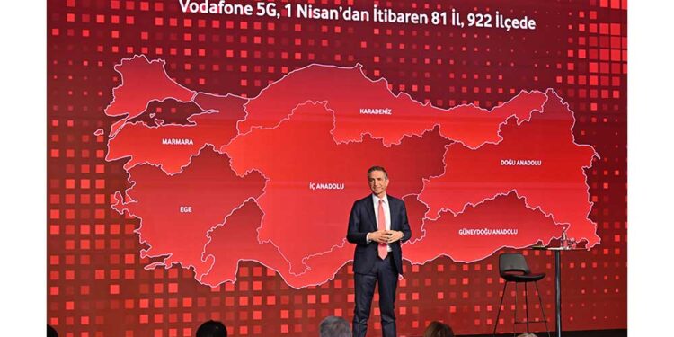 Vodafone, 1 Nisan’da 81 İl ve 922 İlçede 5G Sinyalini Aynı Anda Verecek
