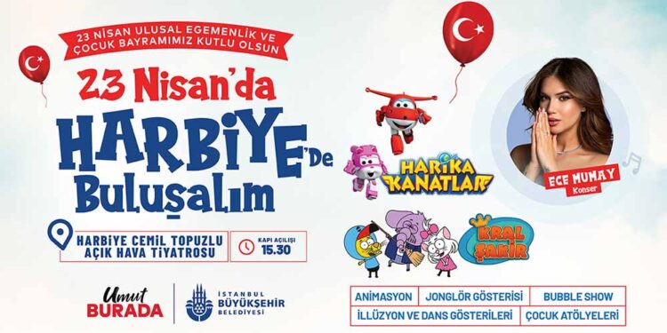 İstanbul’da 23 Nisan 9 Gün Sürüyor: İBB Kültür’den 39 Noktada 577 Etkinlikle Uluslararası Çocuk Festivali