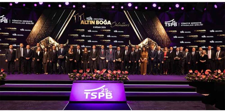 Sermaye Piyasaları Aktörleri 11. TSPB Altın Boğa Ödülleri İçin Sahnedeydi