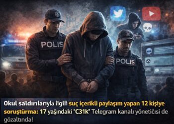 Okul Saldırıları Sonrası Sosyal Medya Soruşturmaları: 12 Kişi Hakkında İşlem, C31K Telegram Kanal Yöneticisi Gözaltında