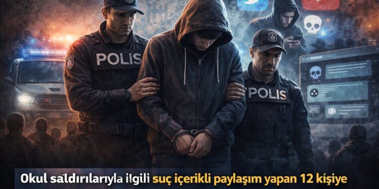 Okul Saldırıları Sonrası Sosyal Medya Soruşturmaları: 12 Kişi Hakkında İşlem, C31K Telegram Kanal Yöneticisi Gözaltında