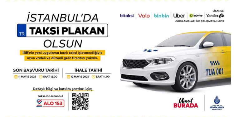 İstanbul’da Uygulama Bazlı Taksi İçin 8. İhale 12 Mayıs’ta