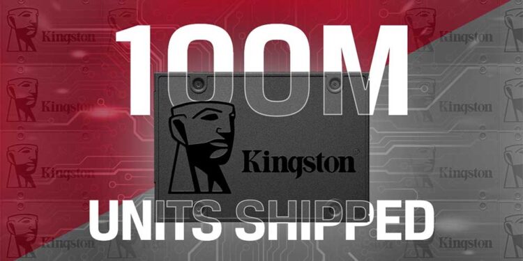 Kingston, Dünya Genelinde 100 Milyon A400 SATA SSD Sevkiyatını Aştı