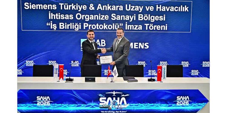 Siemens Türkiye ile Ankara Uzay ve Havacılık İhtisas Organize Sanayi Bölgesi İş Birliği İmzaladı