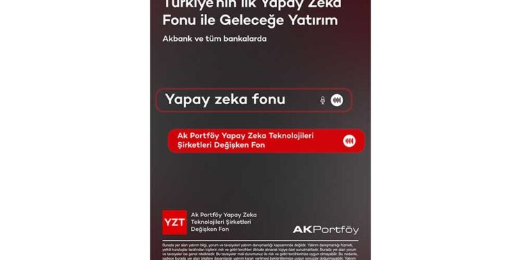Ak Portföy’den Sektörde İlk : Yapay Zeka Fonu