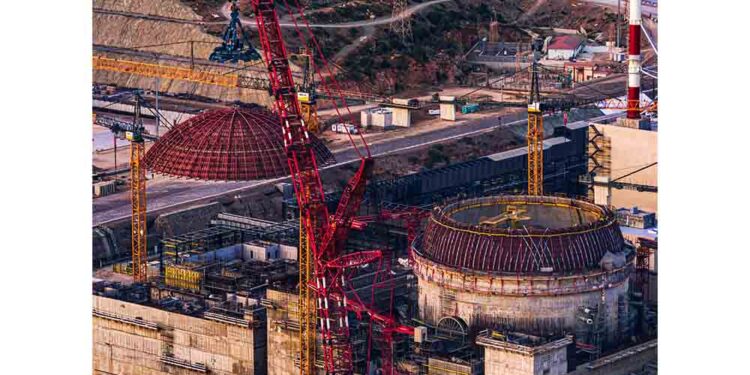 Akkuyu NGS’nin 2. Güç Ünitesinde Reaktör Binası Sızdırmazlık Alanı İnşası Tamamlandı