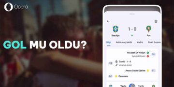 Opera’dan Futbolseverlere Özel Android Güncellemesi