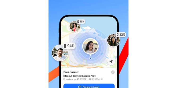 Yandex Maps, Türkiye’de Artık Kullanıcıların Birbirlerini Gerçek Zamanlı Olarak Bulmalarına Yardımcı Oluyor